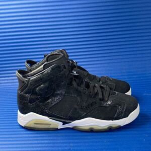 Size 7Y- GS Nike Air Jordan 6 Retro Heiress Athletic Shoe Sneakers 881430-029